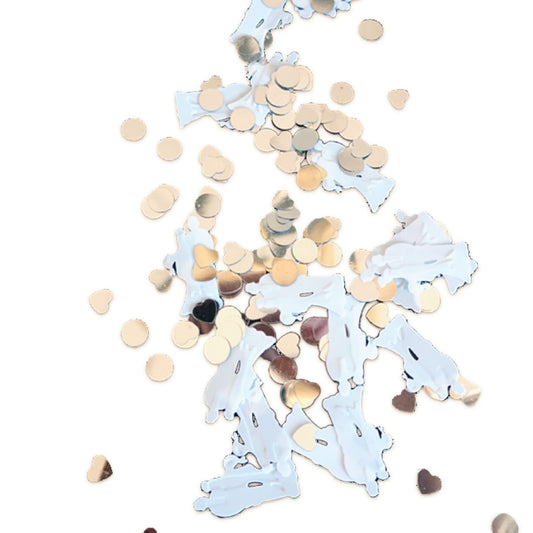 Confettis Silhouette Mariés