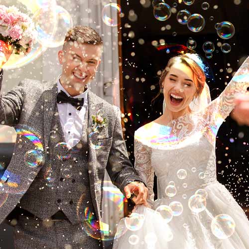 Machine à Bulles Mariage