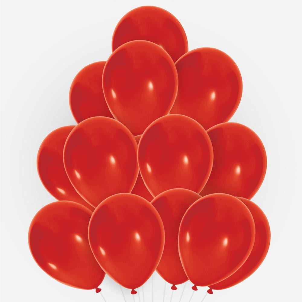 20 Ballons Rouge 30 cm en latex