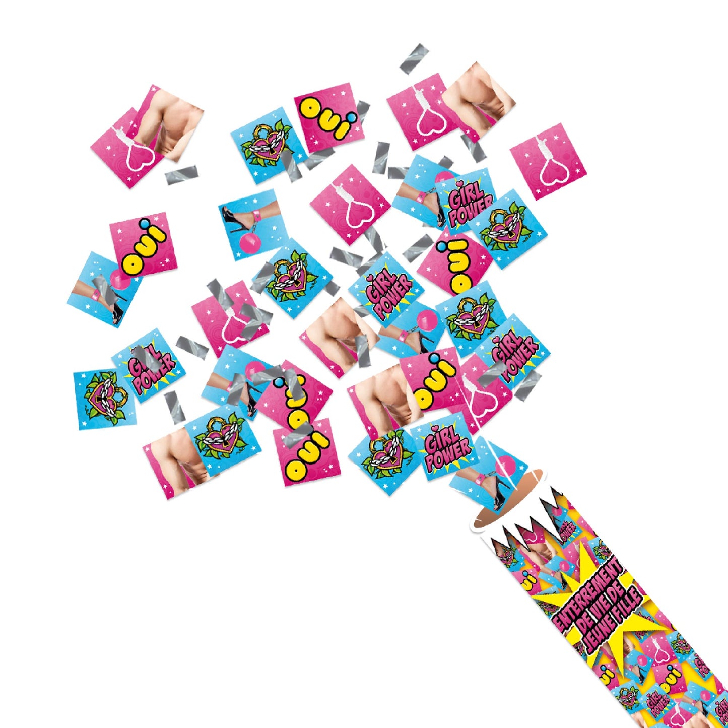 Canon à Confettis EVJF Humour 39cm