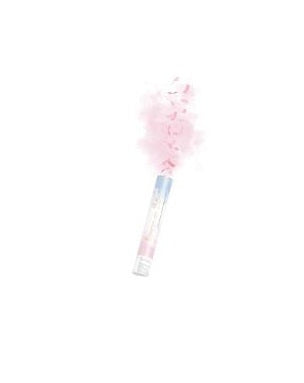 Canon à Confettis Poudre Rose 30 cm – Gender Reveal Fille