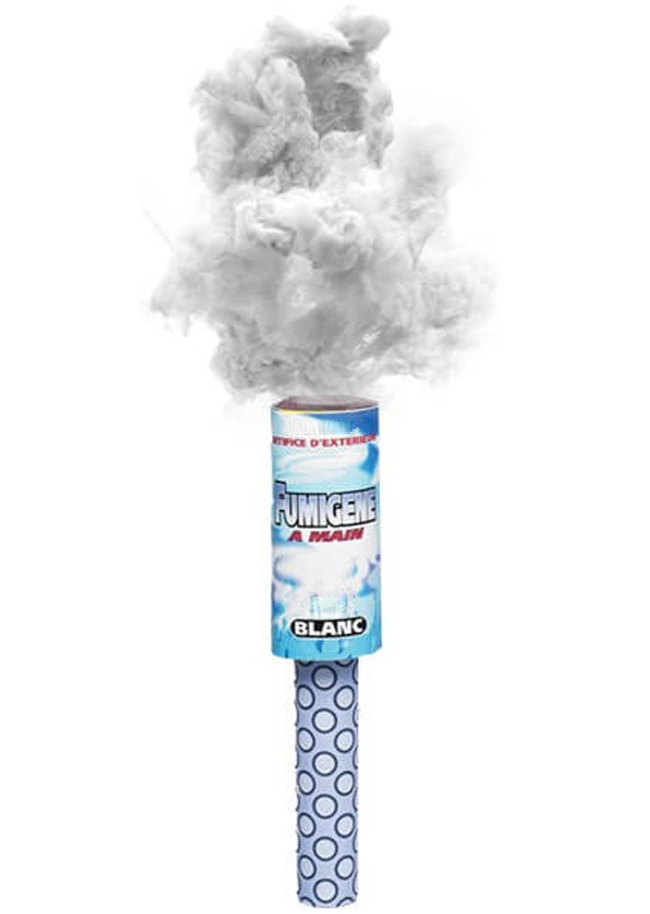 Lot de 5 Fumigènes Colorés 45 Secondes – Bleu, Blanc, Violet, Orange, Noir